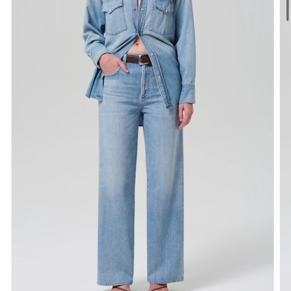 Citizens of Humanity Annina High Rise Wide Leg 30” in color Tularosa